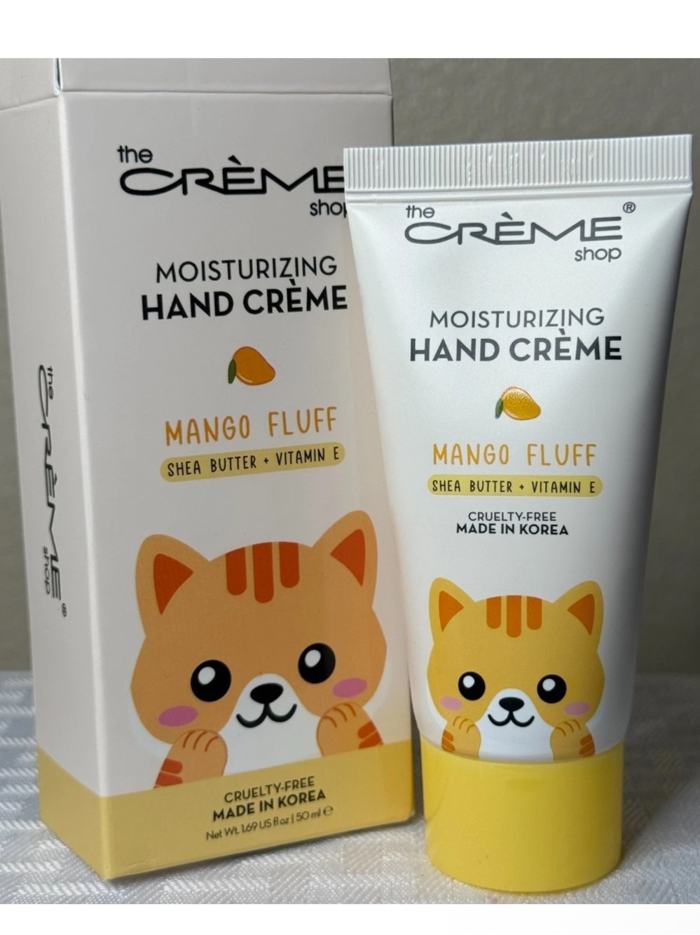 The Crème Shop Mango Fluff Moisturizing Hand Crème - hand cream/lotion 1.69oz